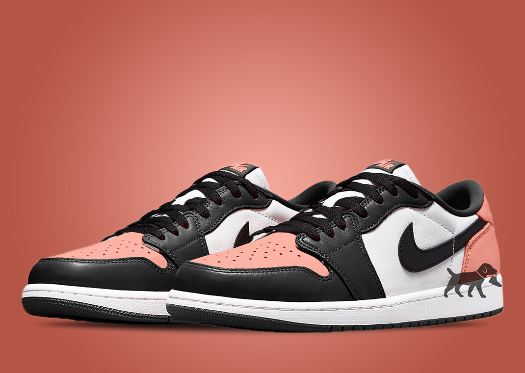 Bleached Coral Accents The Air Jordan 1 Low Sneaker News