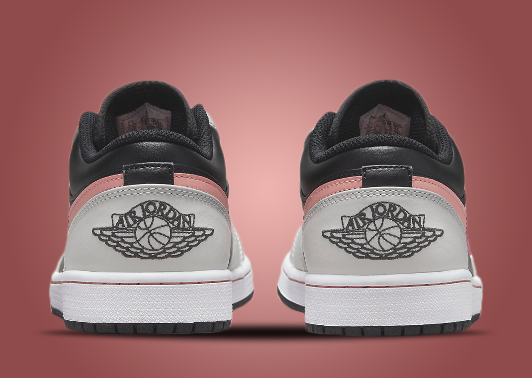 Bleach Coral Accents Grey Fog On This Air Jordan 1 Low Sneaker News