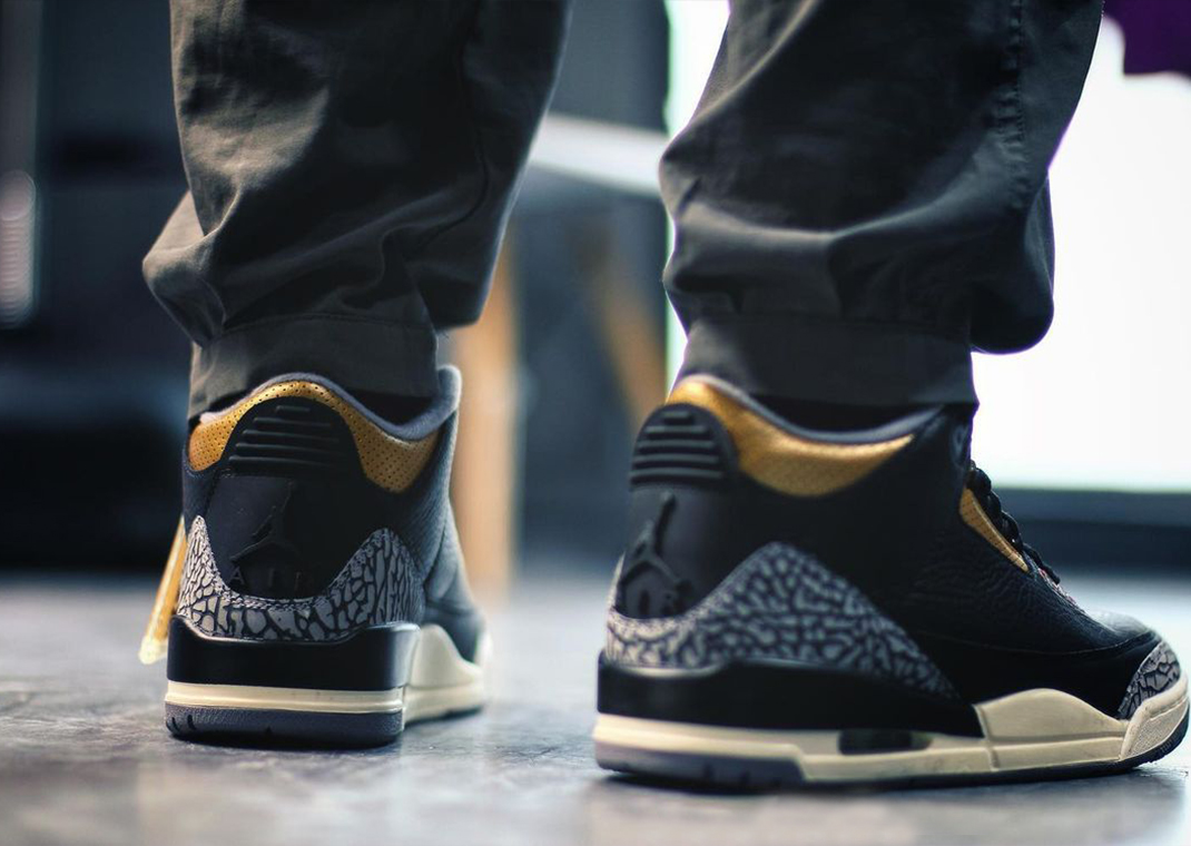 Metallic Gold Accents The Air Jordan 3 