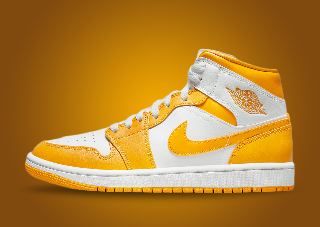 Release Date Air Jordan 1 Mid White University Gold Sneaker News