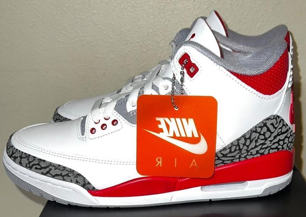 fire red cement 3s
