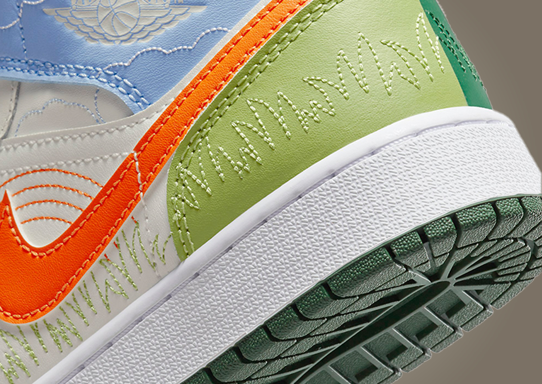 The Air Jordan 1 Mid Summer Stitch Arrives Just In Time Sneaker News