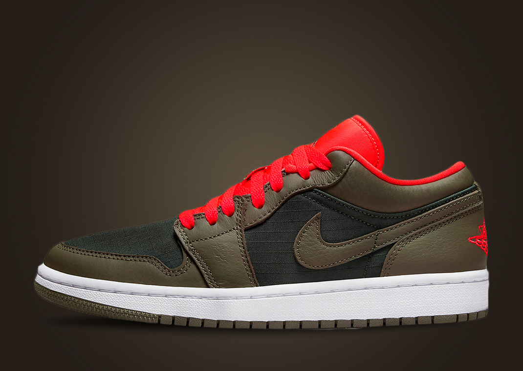 jordan 1 low red and white