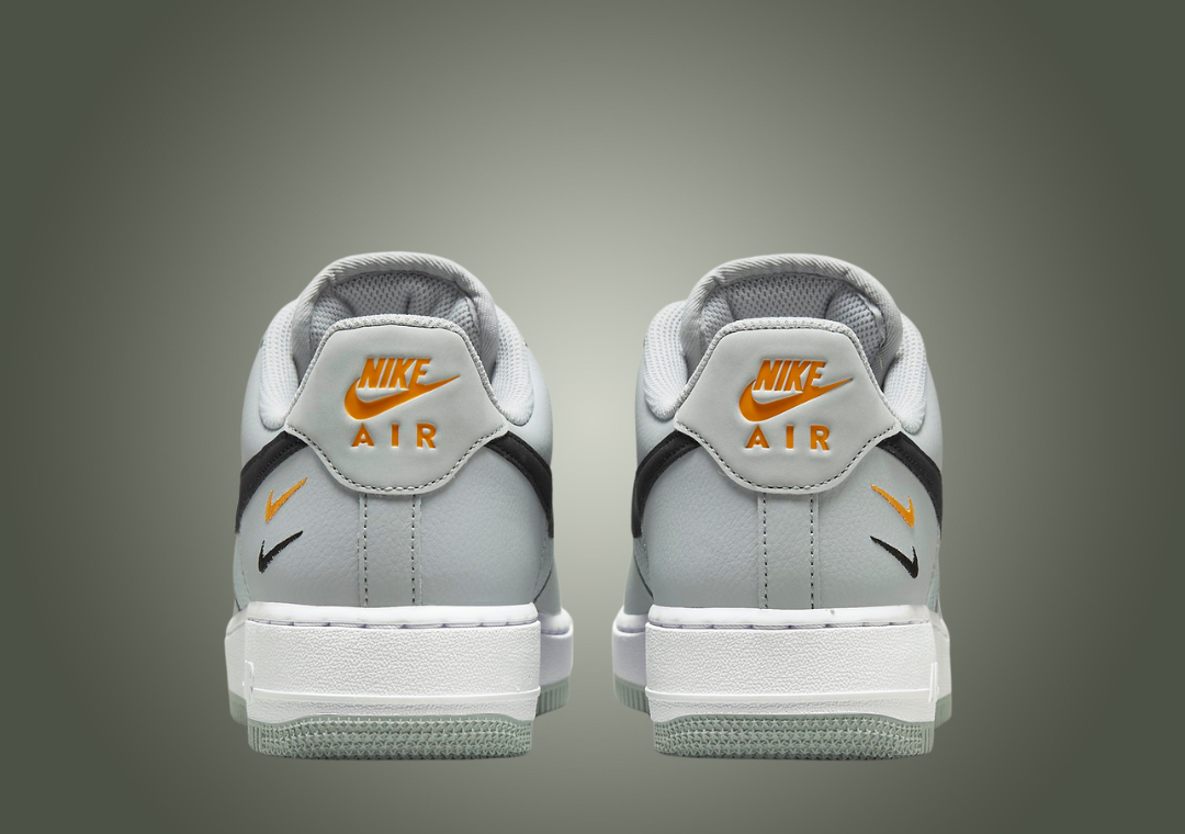 grey and gold air force ones