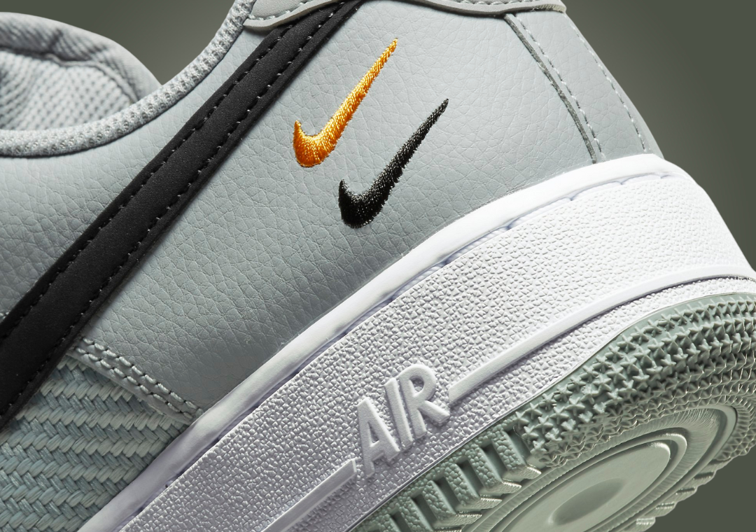 low white grey gold af1