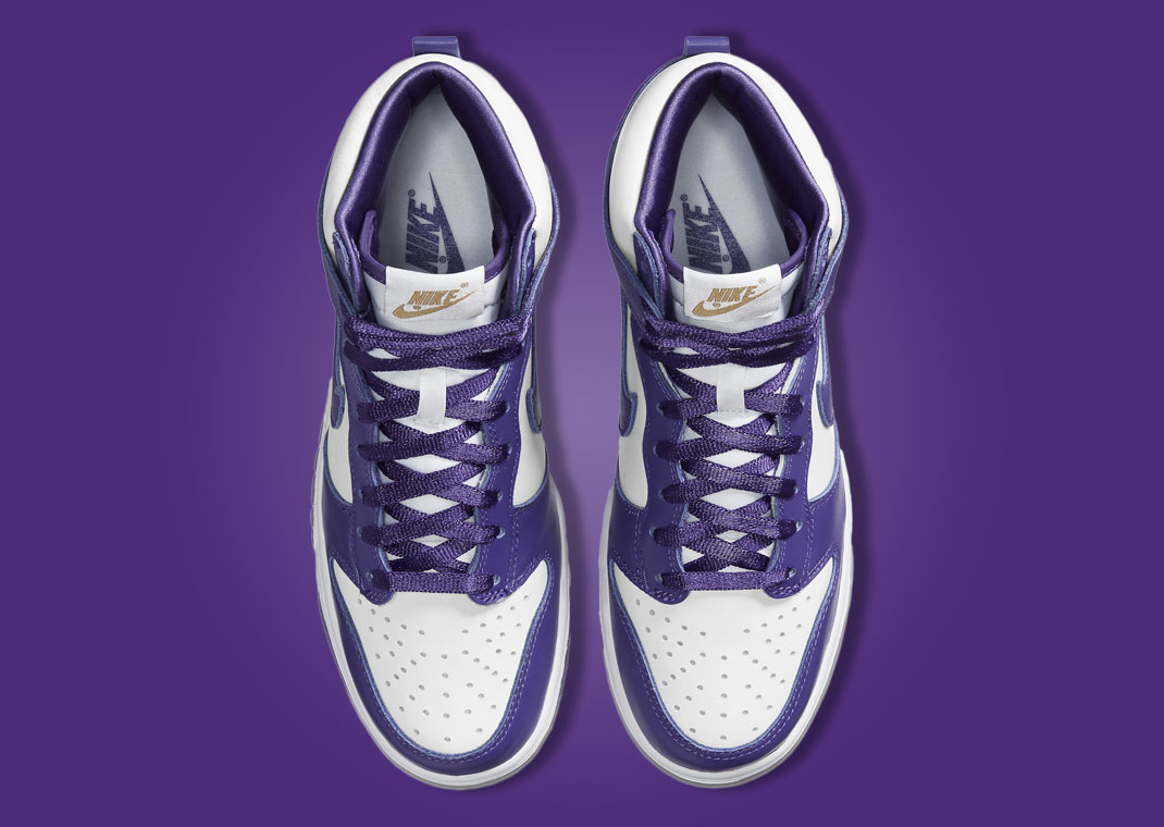 dunk high varsity purple raffle