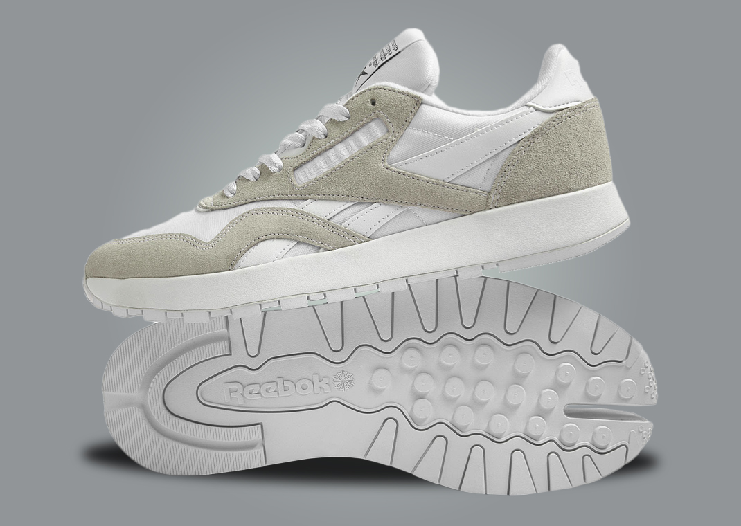 maison margiela x reebok classic leather tabi bianchetto