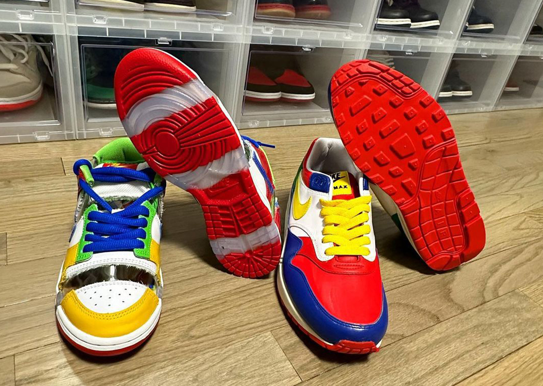 A GoogleThemed Nike Air Max 1 Sample Appears Sneaker News