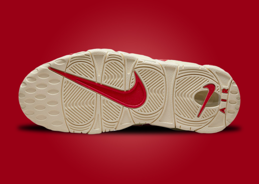 nike air uptempo black and red release date