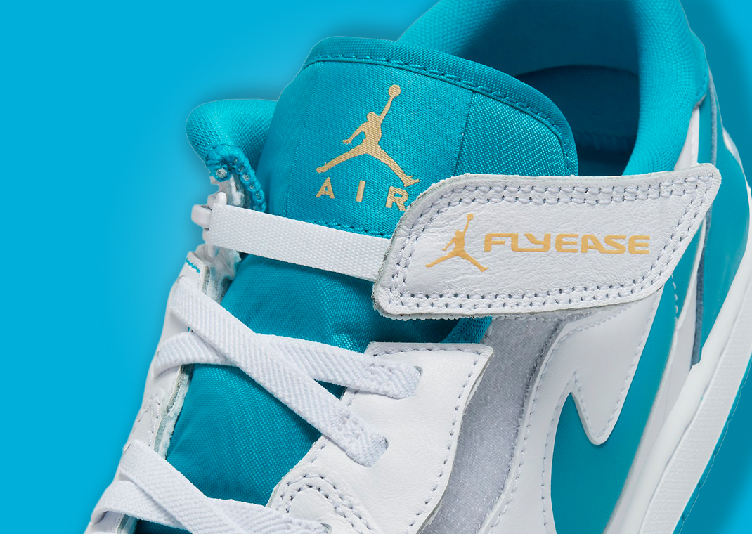 Fuse Form And Function With The Air Jordan 1 Low Flyease White Aquatone