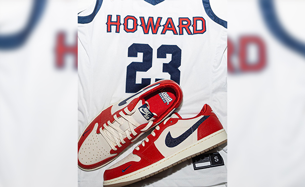 MJ(2) T-Shirt Match Jordan 1 Low Howard University main image 0