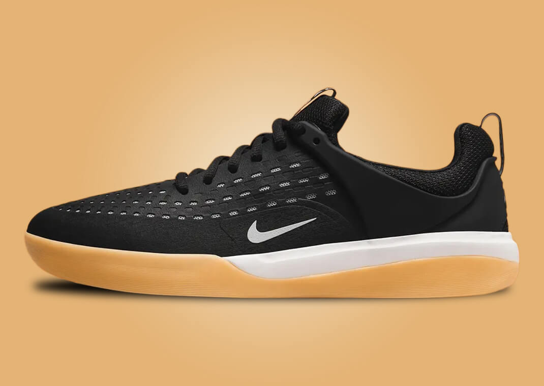 nyjah black gum nike