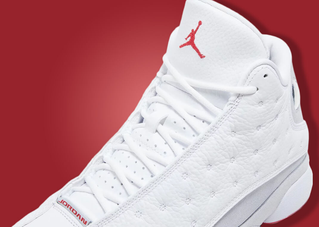 jordan retro 13 red and grey