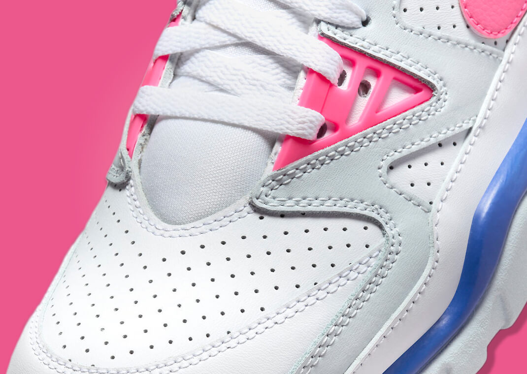 pink and blue nike trainers