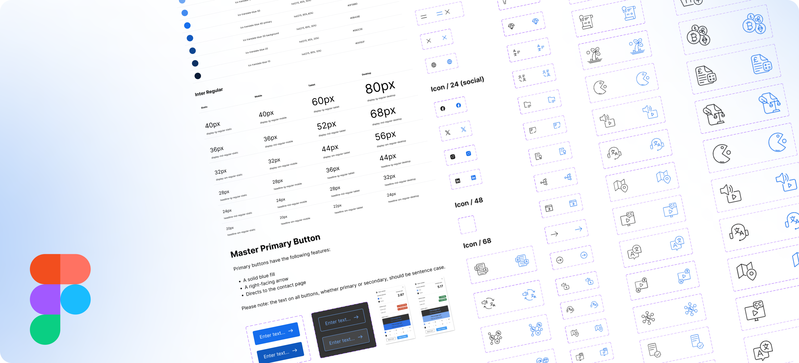 Design system screenshot