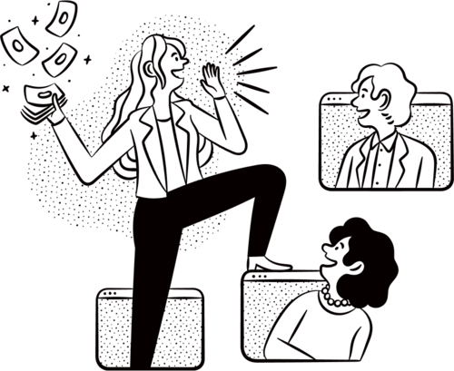 Illustration of promote referralcandy