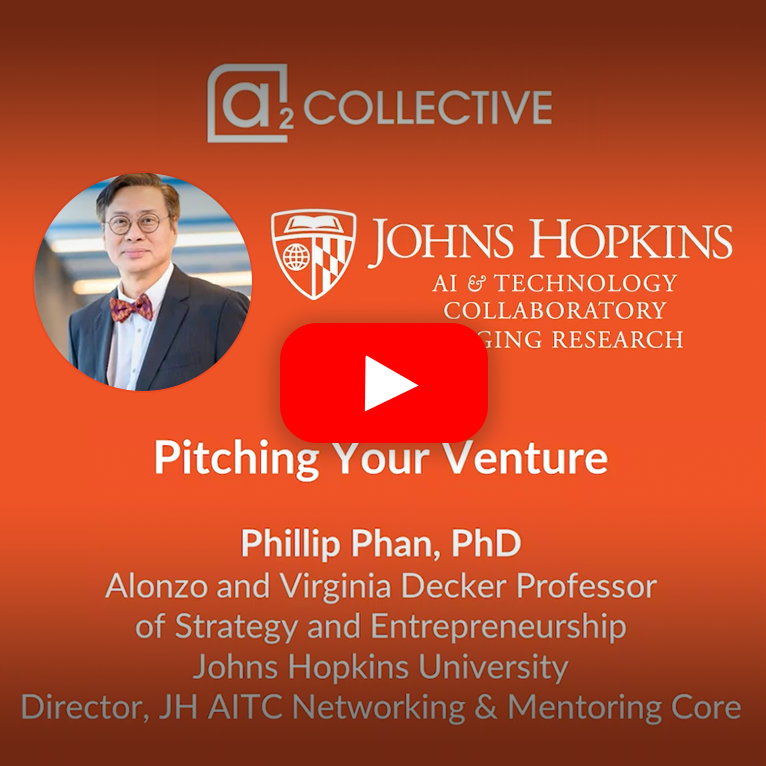 Dr. Phillip Phan inar Pitching Your Venture a2Collective.ai