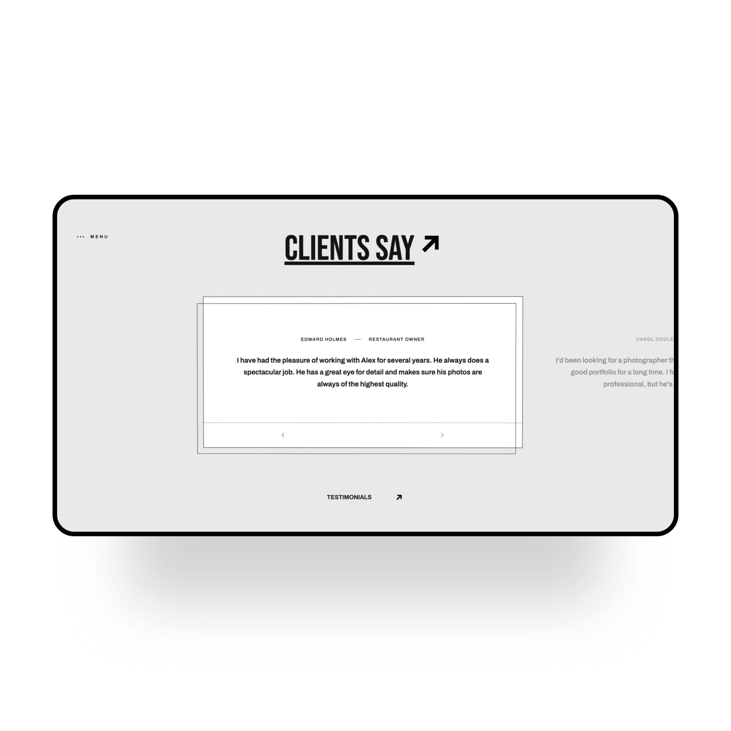 Graaf - Photography Webflow website template