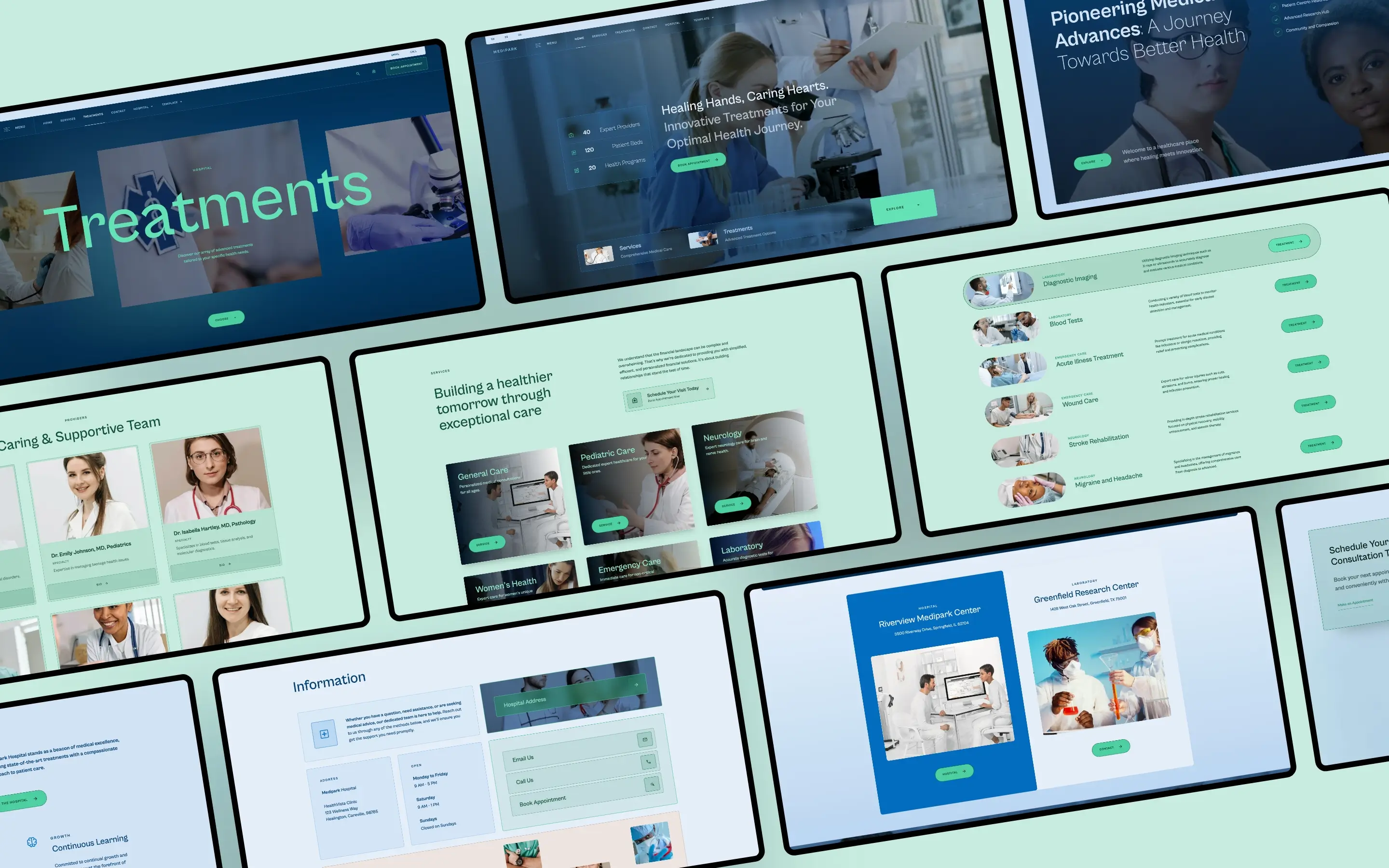 Medipark - Medical Webflow website template