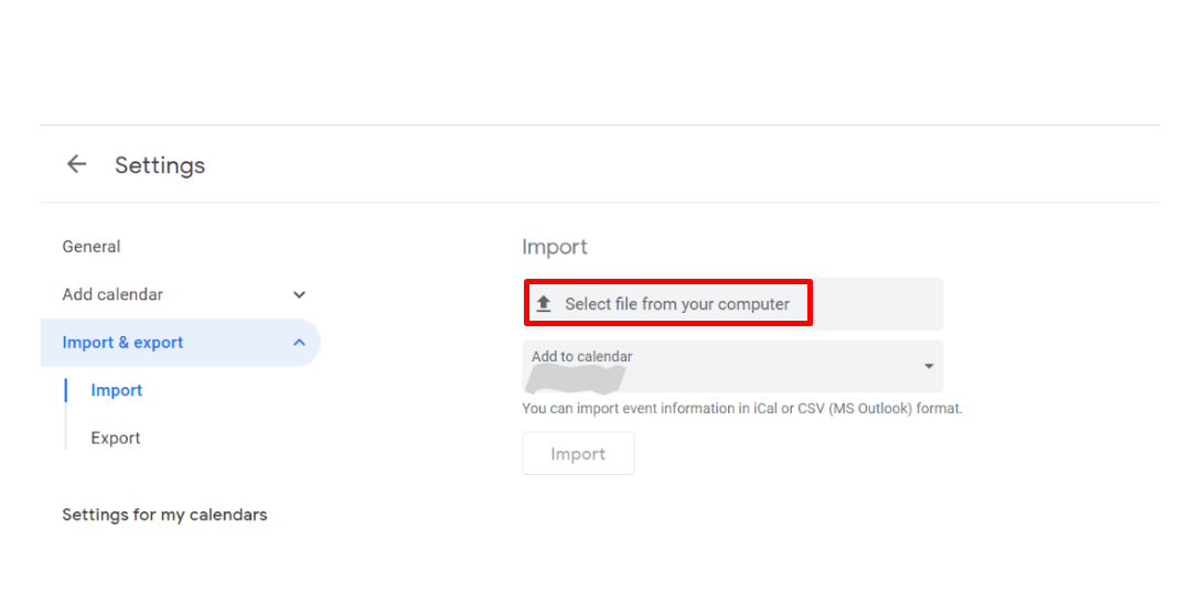 How To Import ICal Files Into Google Calendar Support Desktop
