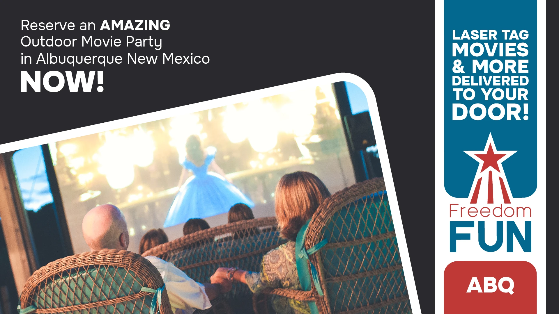 Outdoor Inflatable Movie Screen Rental Albuquerque, NM