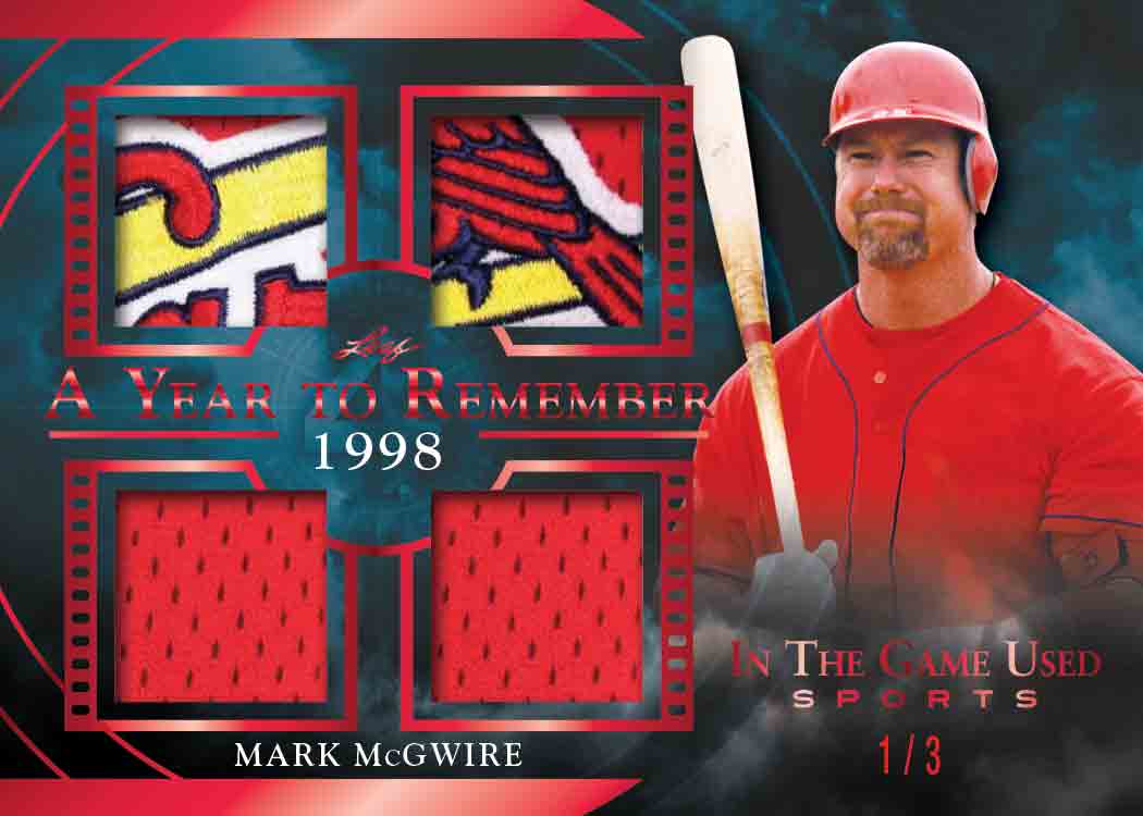 2020 Leaf In The Game Used Sports Leaf Trading Cards