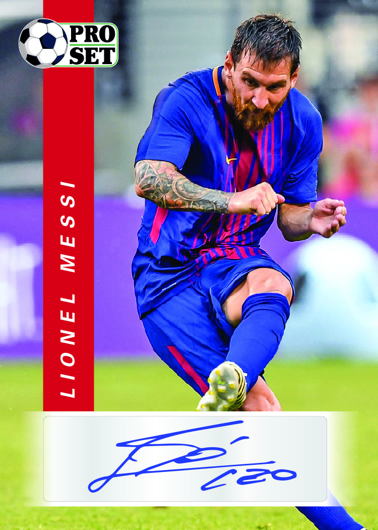 2022 Pro Set Soccer Leaf Trading Cards