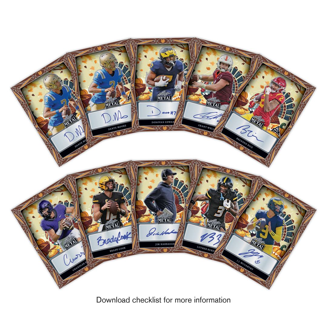 2023 Leaf Thanksgiving Exclusive Leaf Trading Cards