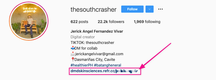 dmd skin sciences instagram influencer