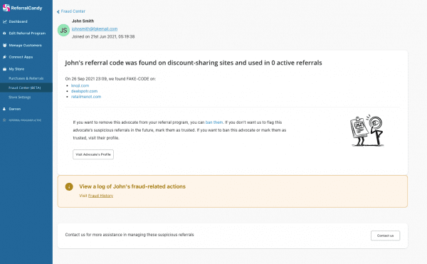 exposed-coupon-code-fraud-profile--fraud-center-referralcandy