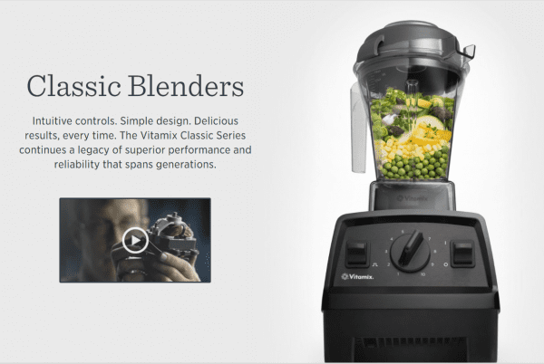 how to write a good product description that sells - vitamix classic blender use good images