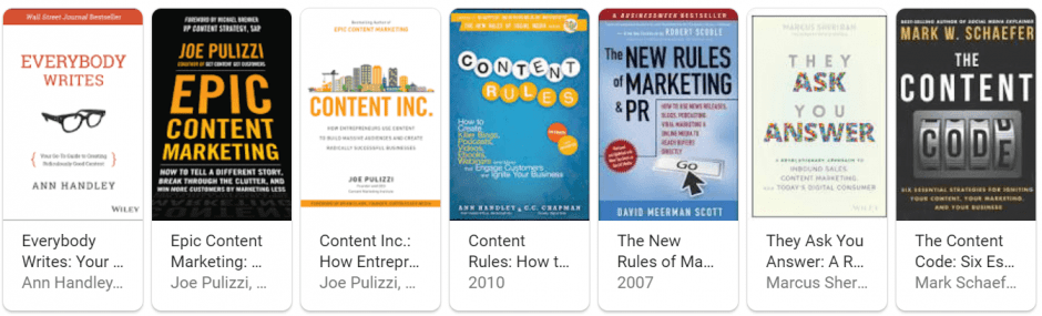 content marketing books