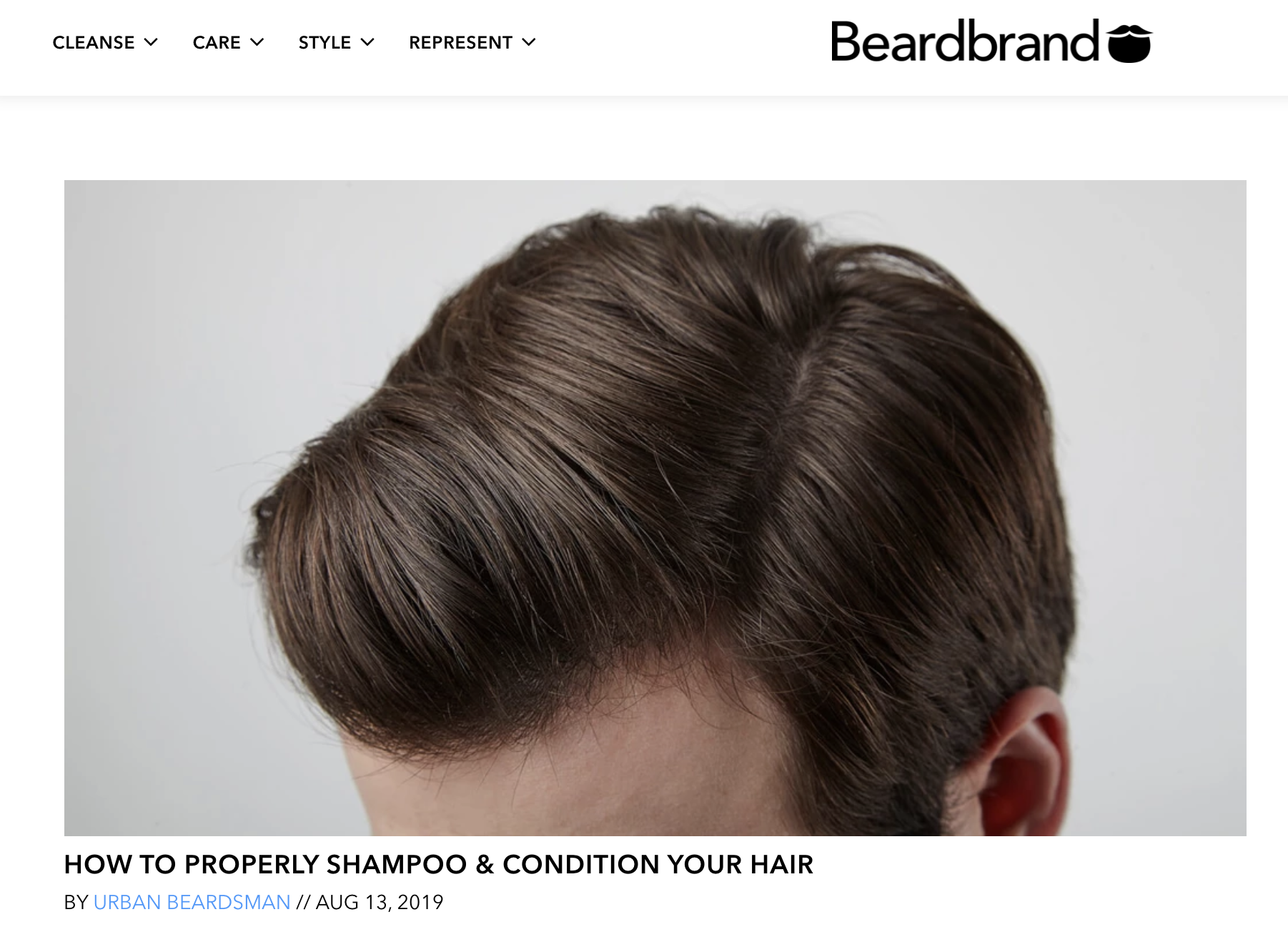 content creation tools - beardbrand example product management