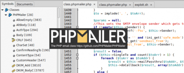 wordpress security 2019 exploits - core wordpress code update phpmailer