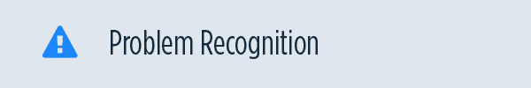 Problem Recognition header