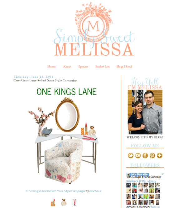 "One Kings Lane has been one of my favorite online home decor retailers for over a year now"