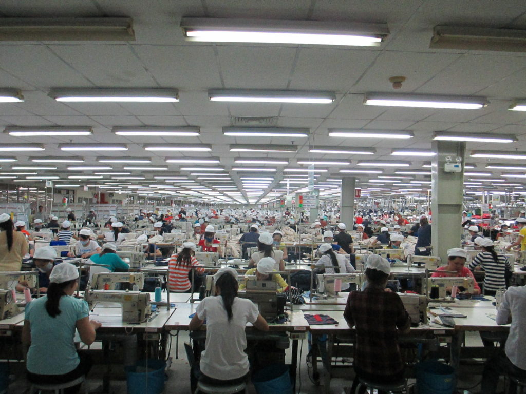 Vietnamese textile factory