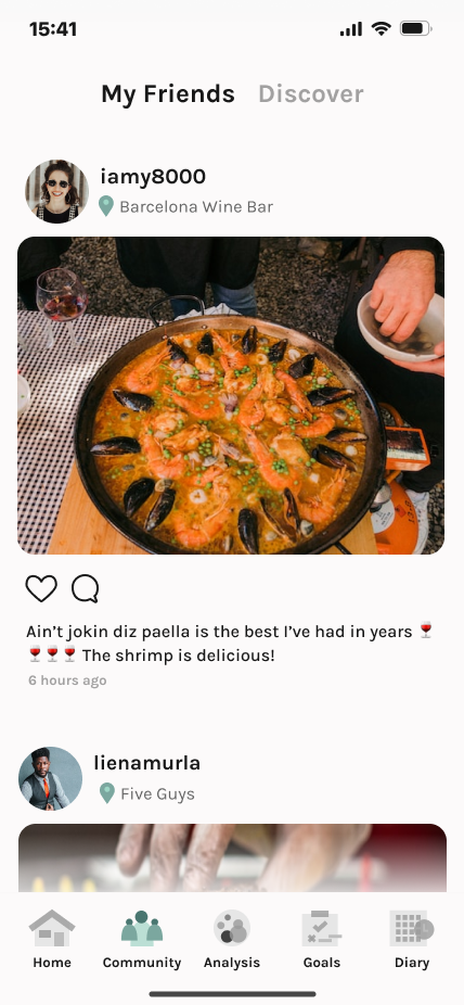 Use bubble chart to present nutrition information. Ingredient that provide each nutrition amount from eachare represented as circles in a larger circle