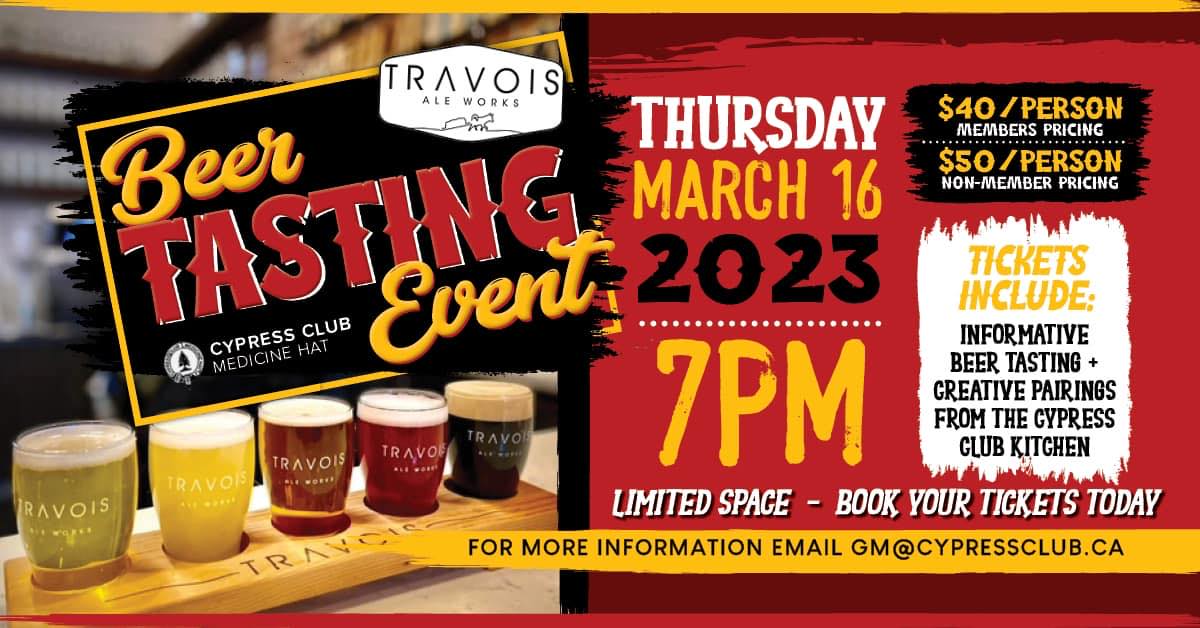 Beer Tasting Event Event Listing Tourism Medicine Hat