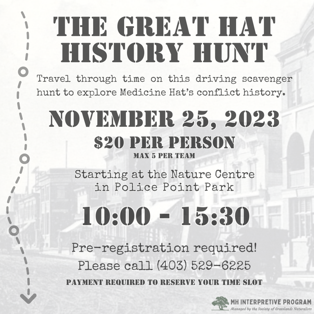 The Great Hat History Hunt Event Listing Tourism Medicine Hat