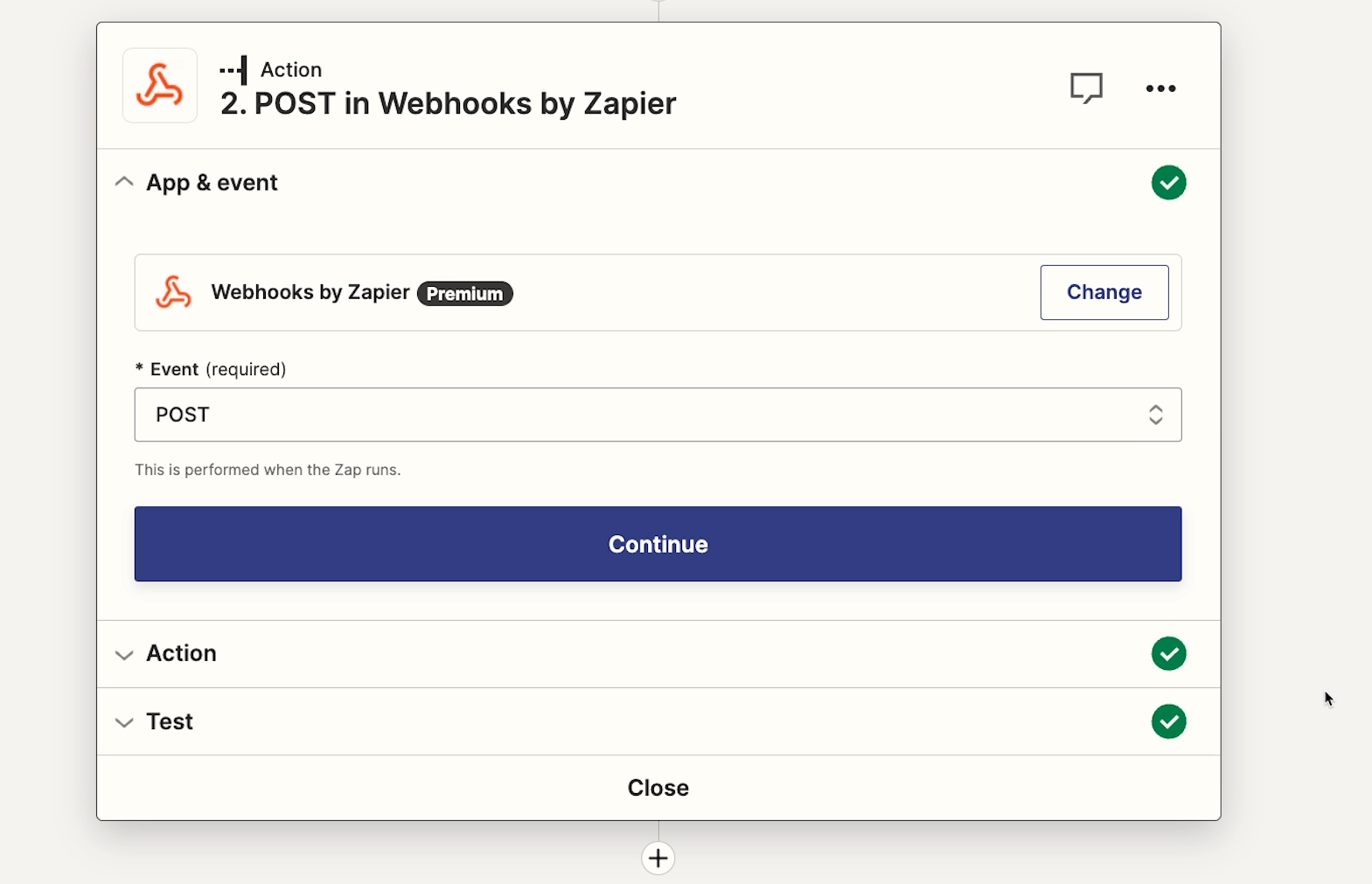 Some actions in Zapier may require more technical knowledge, like webhooks