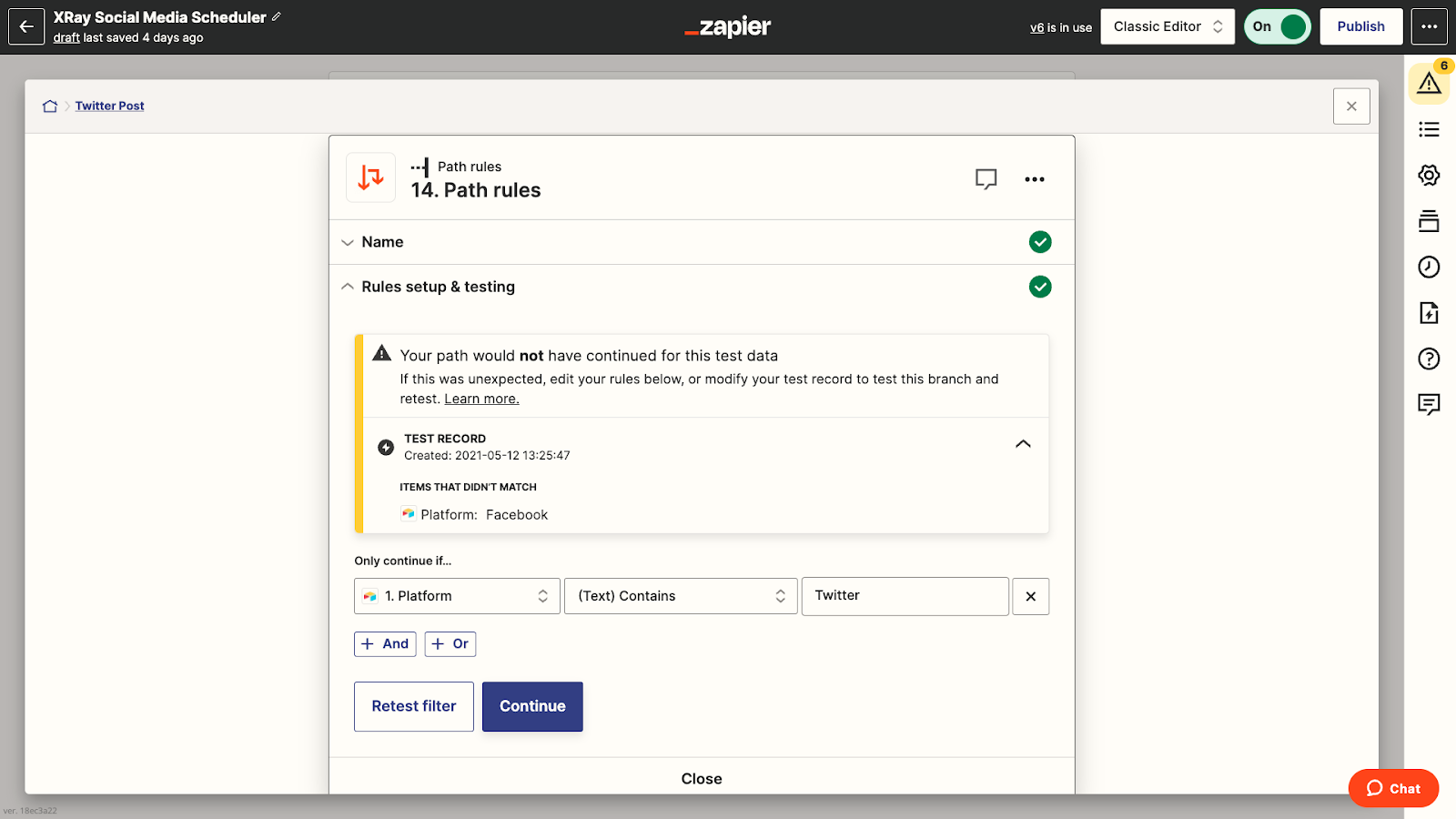 Viewing nested paths requires multiple clicks in the classic editor