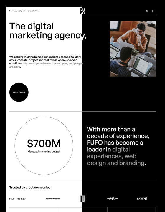 Fufo - New Agency Webflow Template