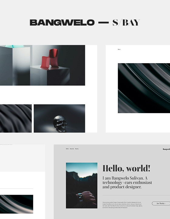 Bangwelo - New Portfolio Webflow Template