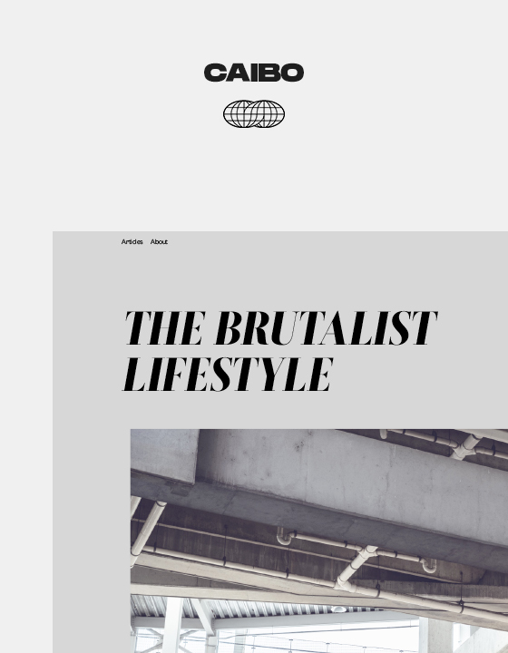 Caibo - New Lifestyle Webflow Template