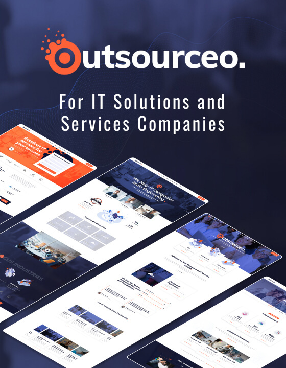Outsourceo 128 - New IT company Webflow Template
