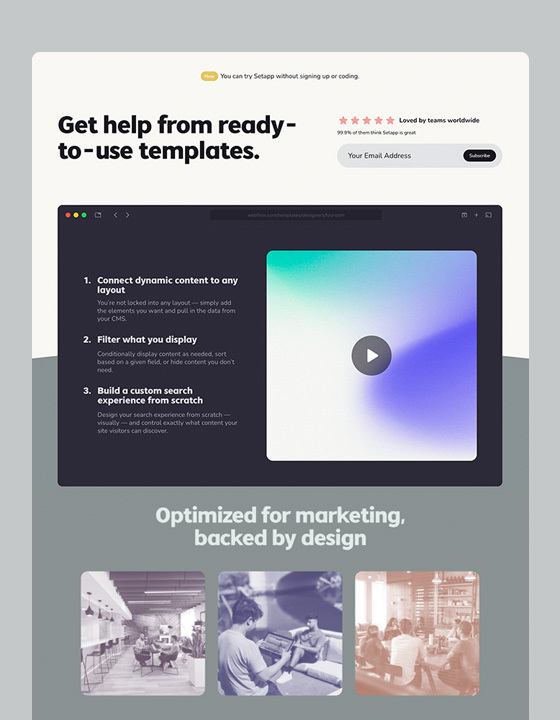 Zink - New App Webflow Template
