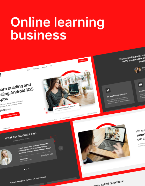 LandOS Light - New Landing page Webflow Template