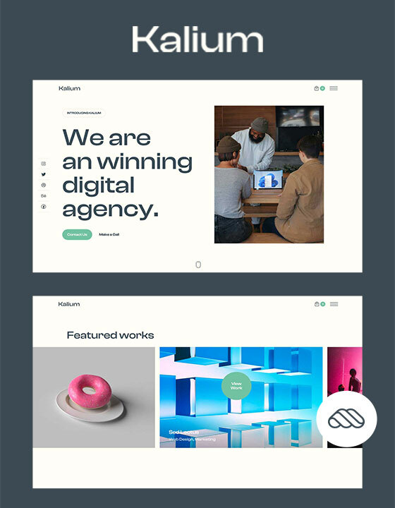 Kalium - New Agency Webflow Template
