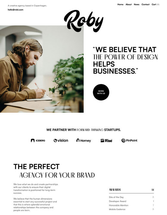 Roby - New Creative Webflow Template